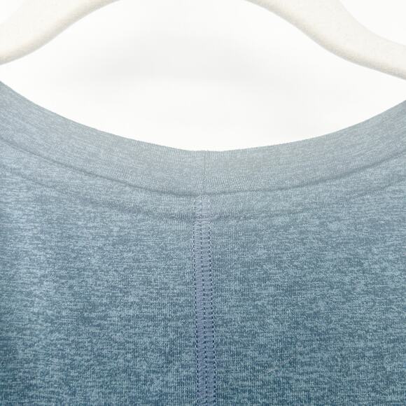 Lululemon Mens Athleisure Crewneck Short Sleeve Active T-Shirt Heathered Blue - Picture 3 of 5